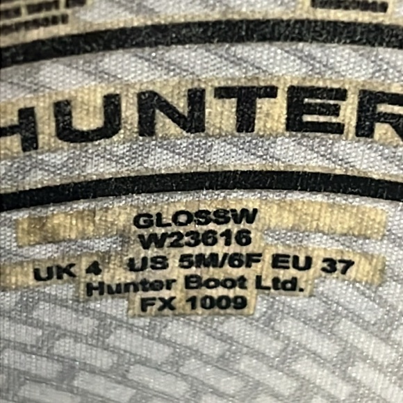 -Hunter Grey Tall Rain Boots - Picture 9 of 16